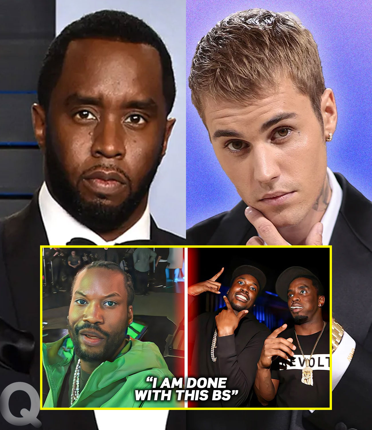 (VIDEO) LEAKED Audio Between Diddy And Meek Mill,Justin Bieber's Puts
