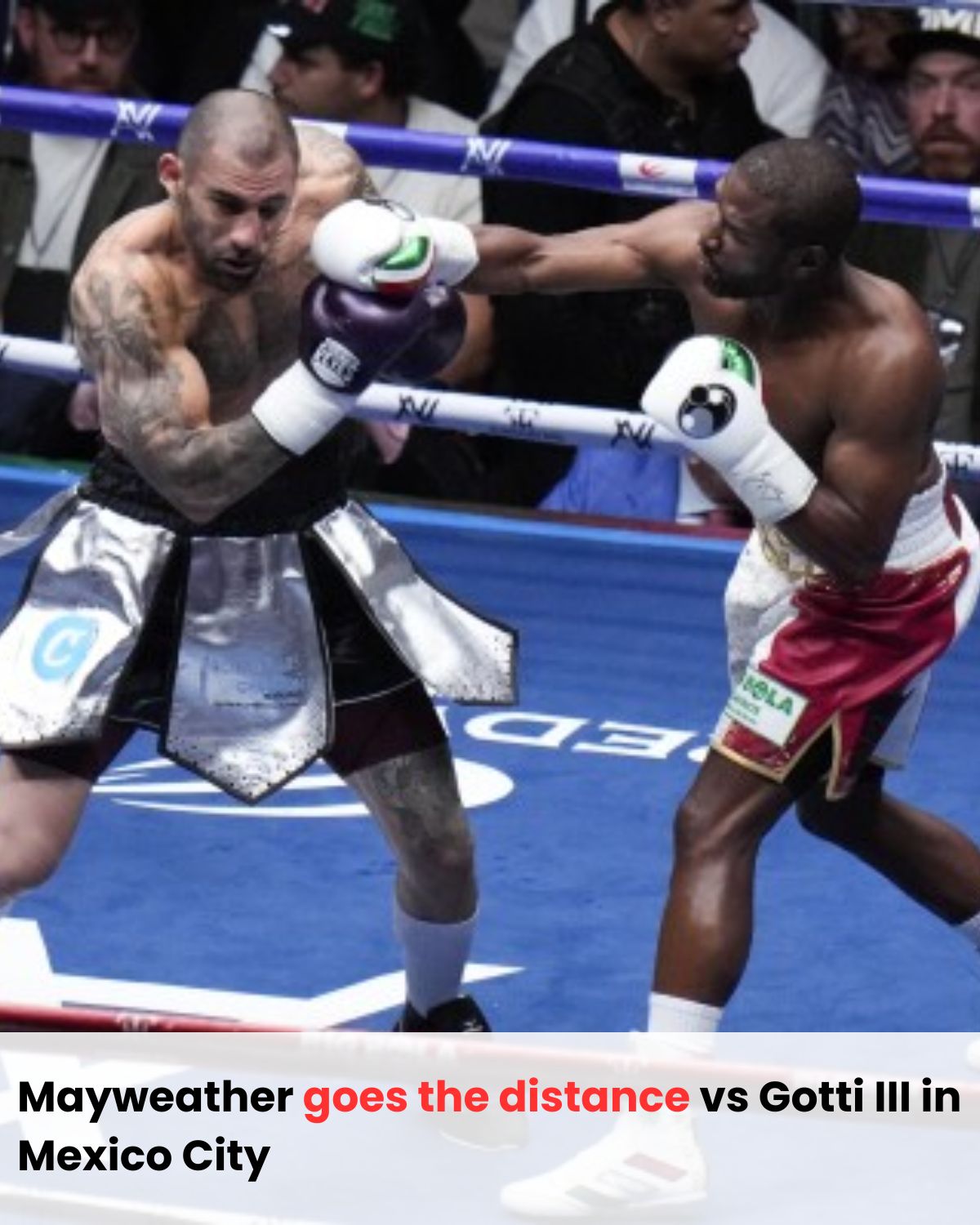 Mayweather goes the distance vs Gotti III in Mexico City News