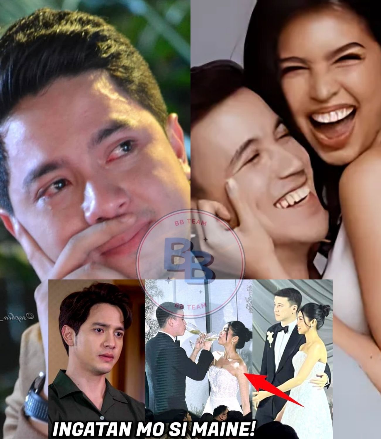 Reaksyon Ni Alden Richards Sa Wedding Ni Maine Mendoza Arjo Atayde Natulala News