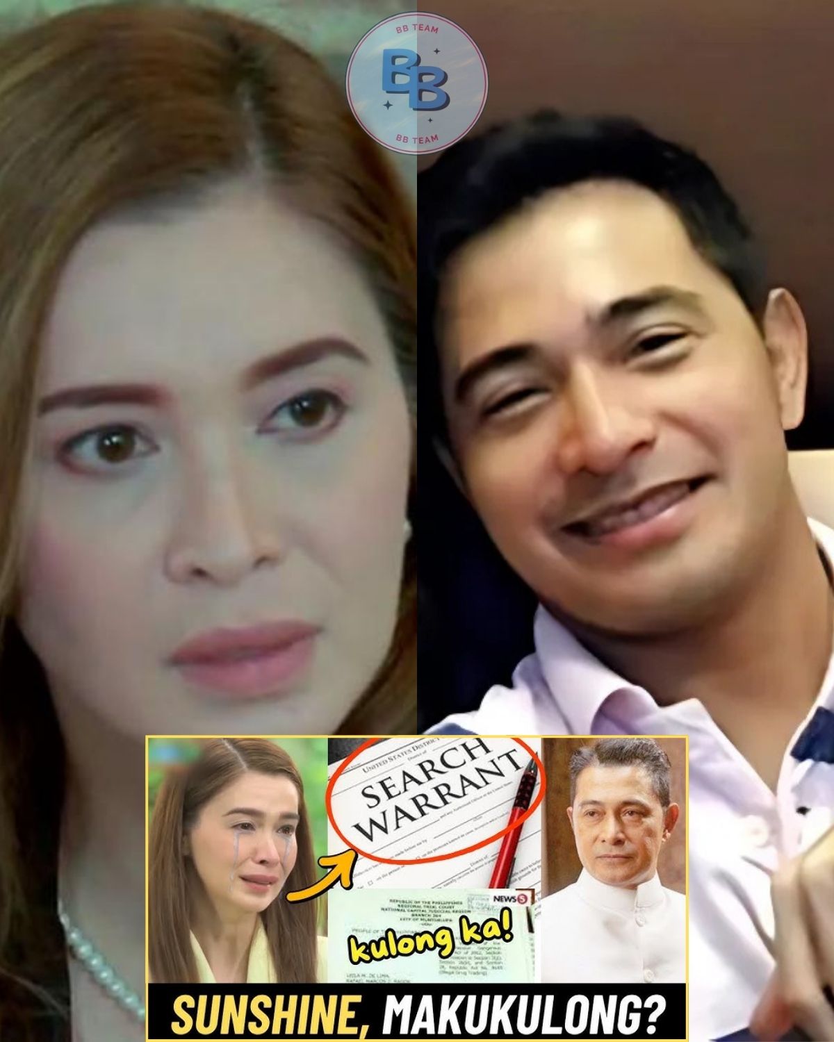 SUNSHINE CRUZ, INARESTO! WARRANT OF ARREST NA ISINAMPA NI CESAR MONTANO ...